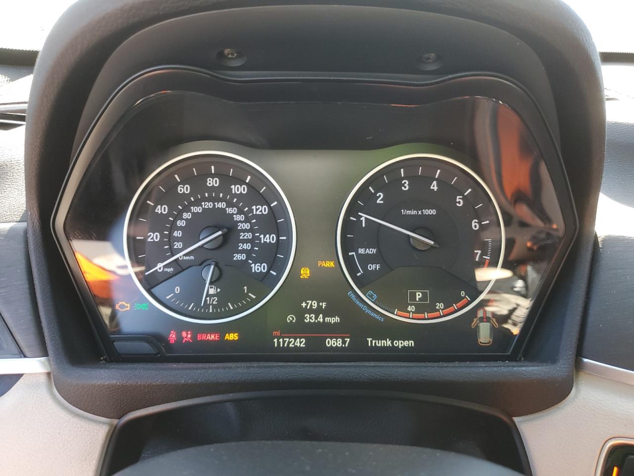 2017 BMW X1 VIN WBXHU7C38H5H35495 Copart auction photo, side damage thumbnail 9