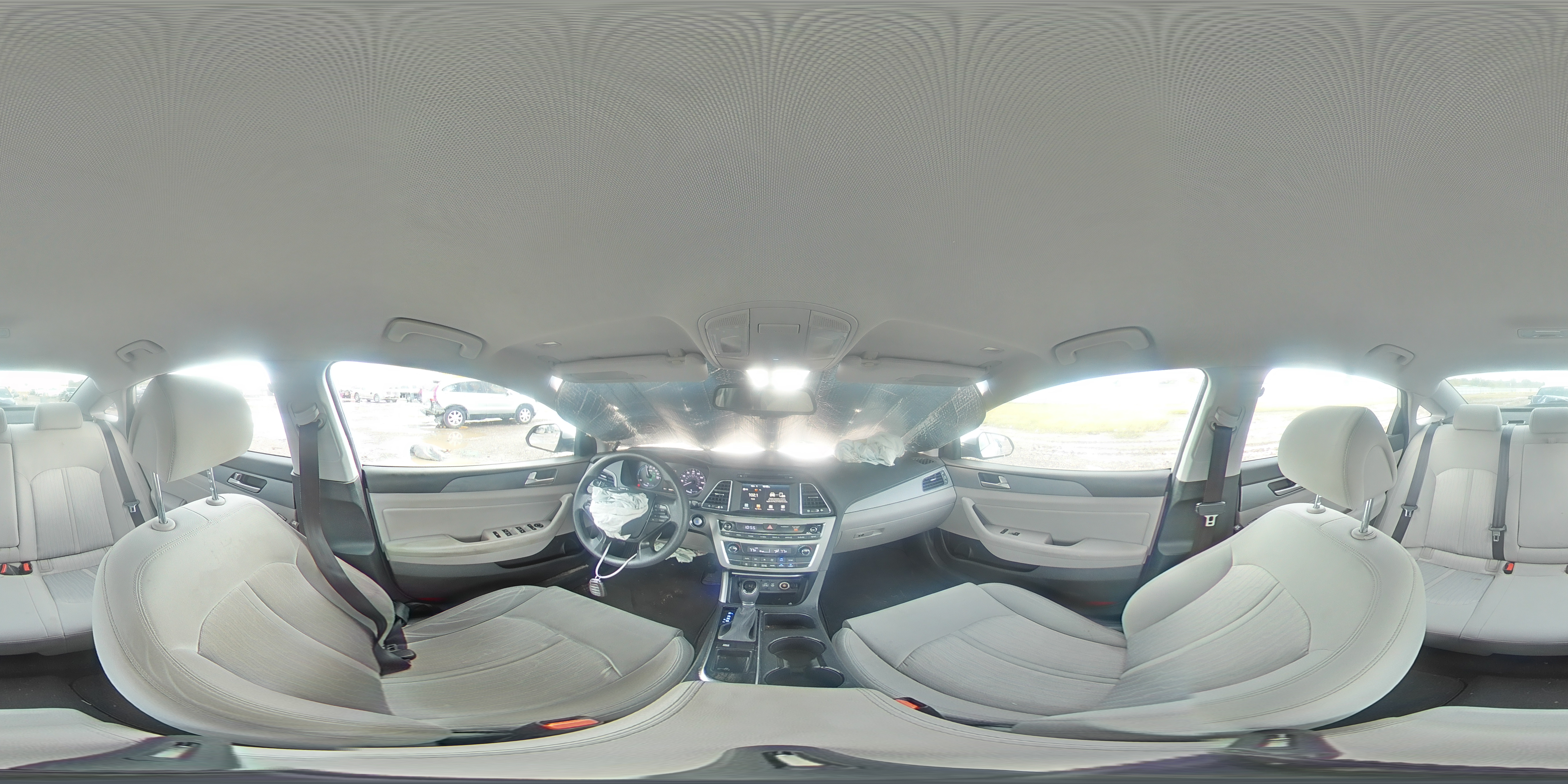 2017 Hyundai Sonata VIN KMHE24L12HA047740 Copart auction photo, front end / minor dent/scratches damage thumbnail 13