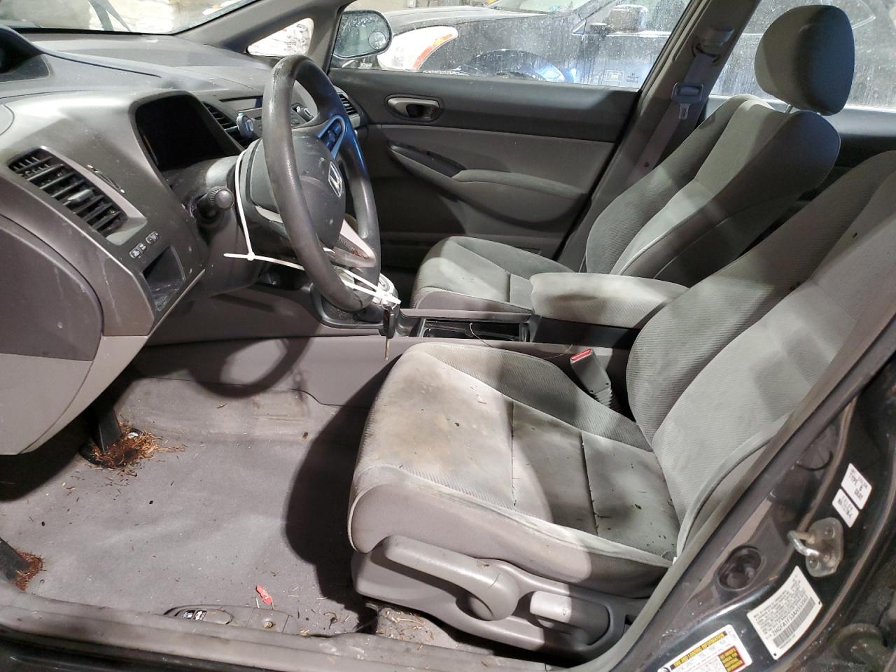2010 Honda Civic VIN 2HGFA1F53AH553563 Copart auction photo, front end / rear end damage thumbnail 7