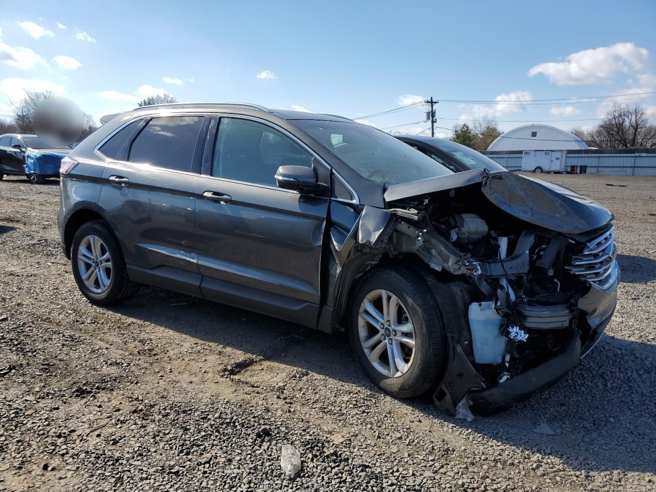 2020 Ford Edge VIN 2FMPK3J95LBA16765 Copart auction photo, front end damage thumbnail 4
