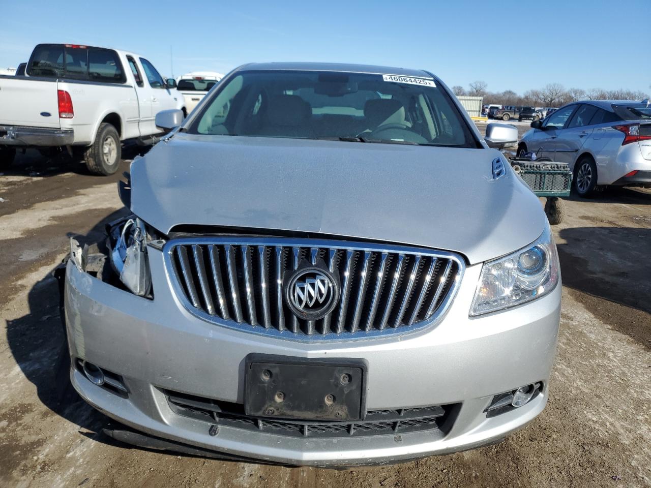2013 Buick LaCrosse VIN 1G4GC5E39DF244539 Copart auction photo, front end / mechanical damage thumbnail 5