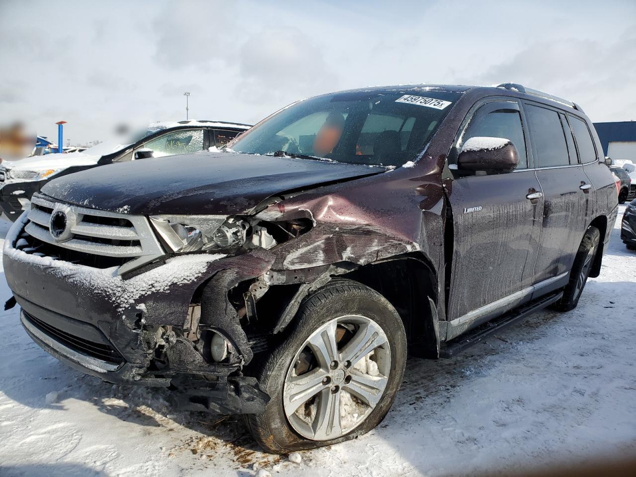 2012 Toyota Highlander VIN 5TDDK3EH9CS115547