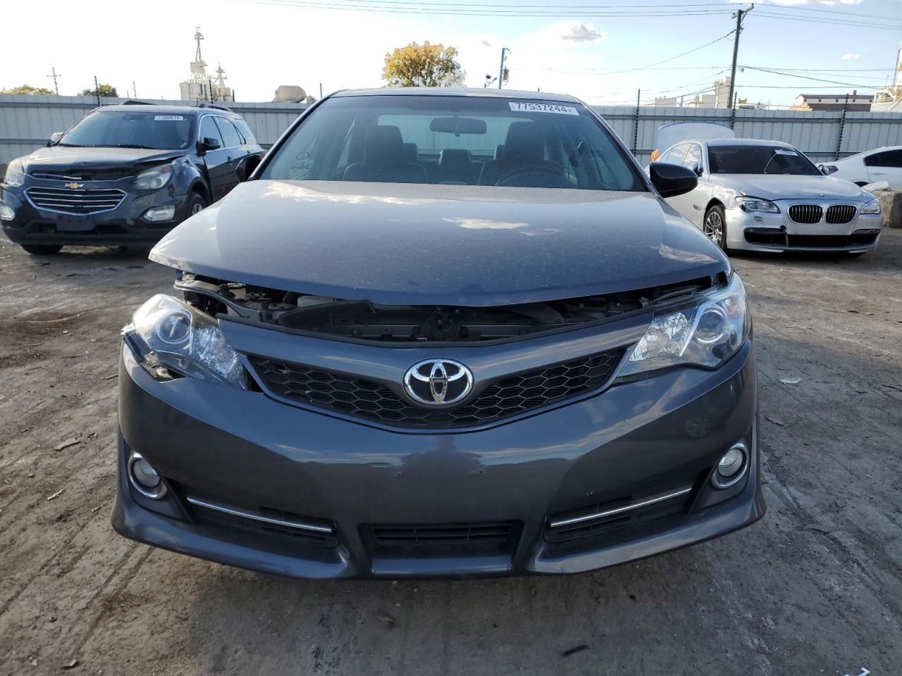 2014 Toyota Camry VIN 4T1BF1FK8EU779763 Copart auction photo, front end / rear end damage thumbnail 5