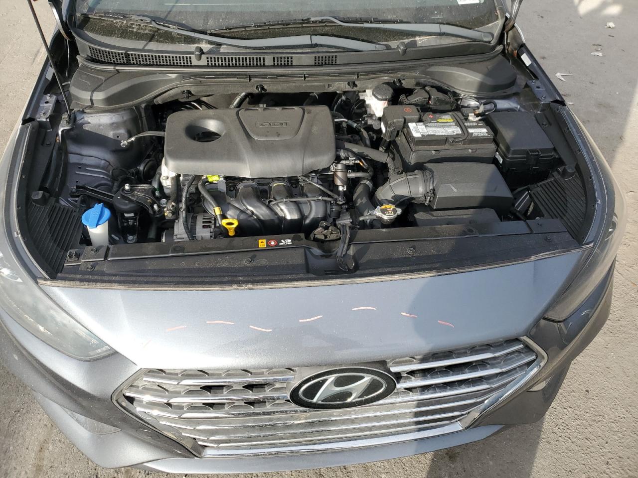 2019 Hyundai Accent VIN 3KPC34A36KE049010 Copart auction photo, rear end damage thumbnail 11