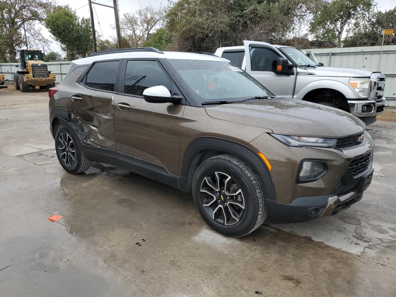 2021 Chevrolet TrailBlazer VIN KL79MVSL7MB023511 Copart auction photo, side damage thumbnail 4