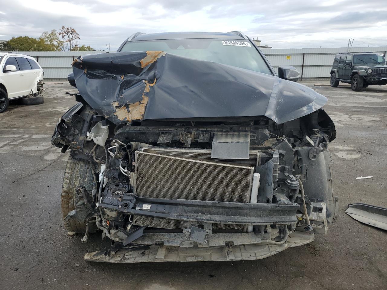 2022 Hyundai Palisade VIN KM8R74HE6NU442268 Copart auction photo, front end damage thumbnail 5