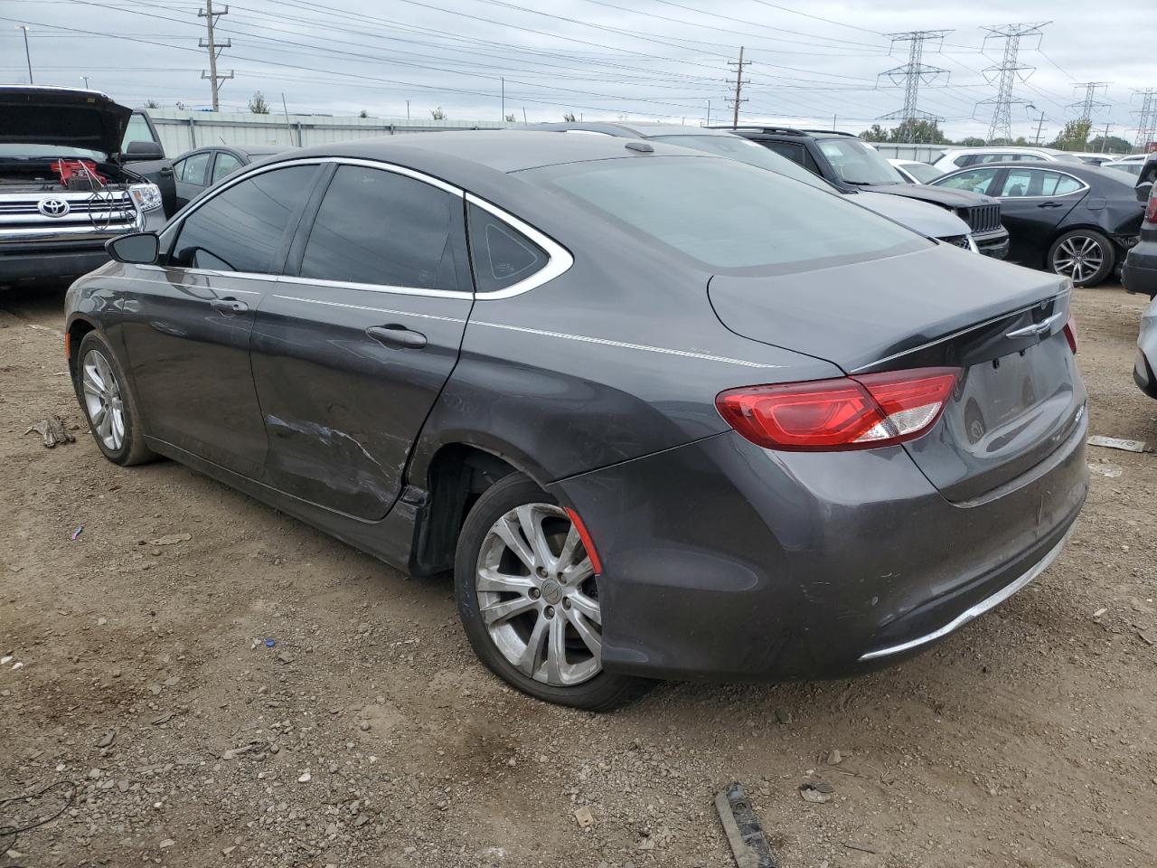 2015 Chrysler 200 VIN 1C3CCCAB0FN692752 Copart auction photo, side / rear end damage thumbnail 2