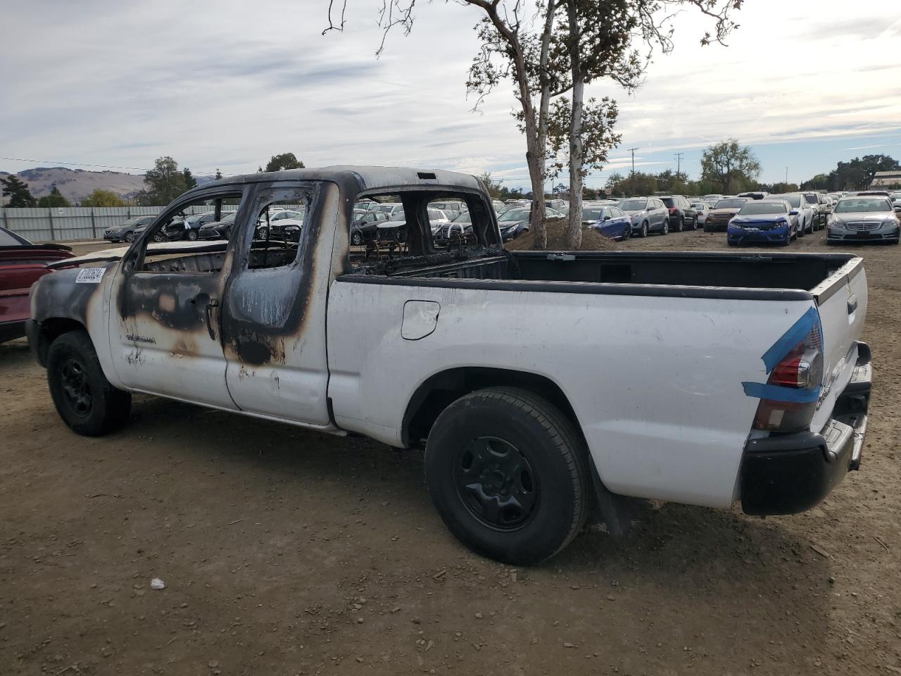 2010 Toyota Tacoma VIN 5TETX4CN6AZ677448 Copart auction photo, burn - engine / burn damage thumbnail 2