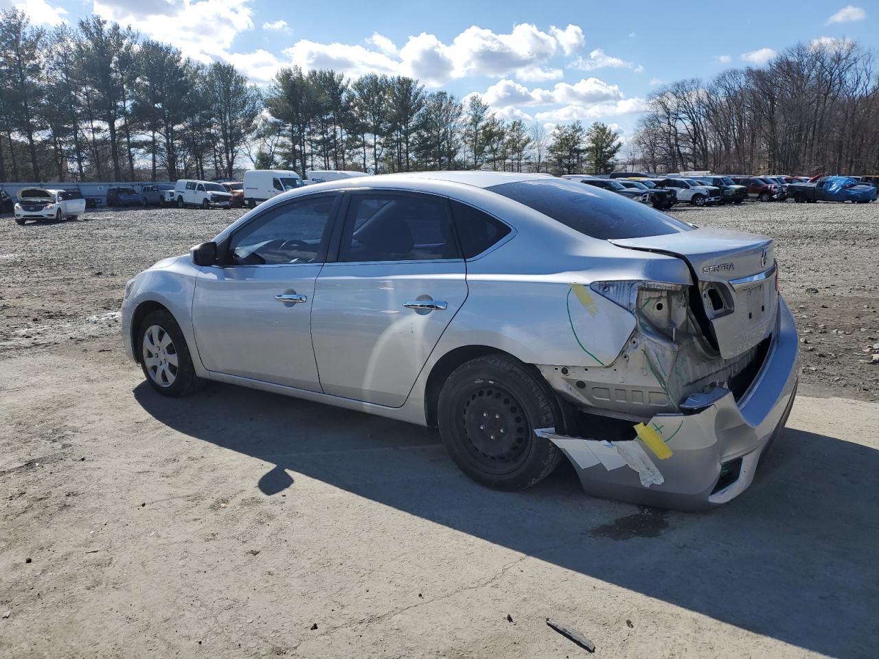 2019 Nissan Sentra VIN 3N1AB7AP2KY350468 Copart auction photo, rear end / minor dent/scratches damage thumbnail 2