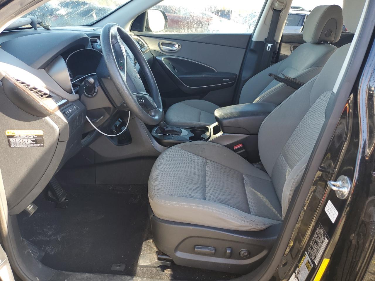 2017 Hyundai Santa Fe VIN KM8SM4HFXHU198471 Copart auction photo, top/roof damage thumbnail 7