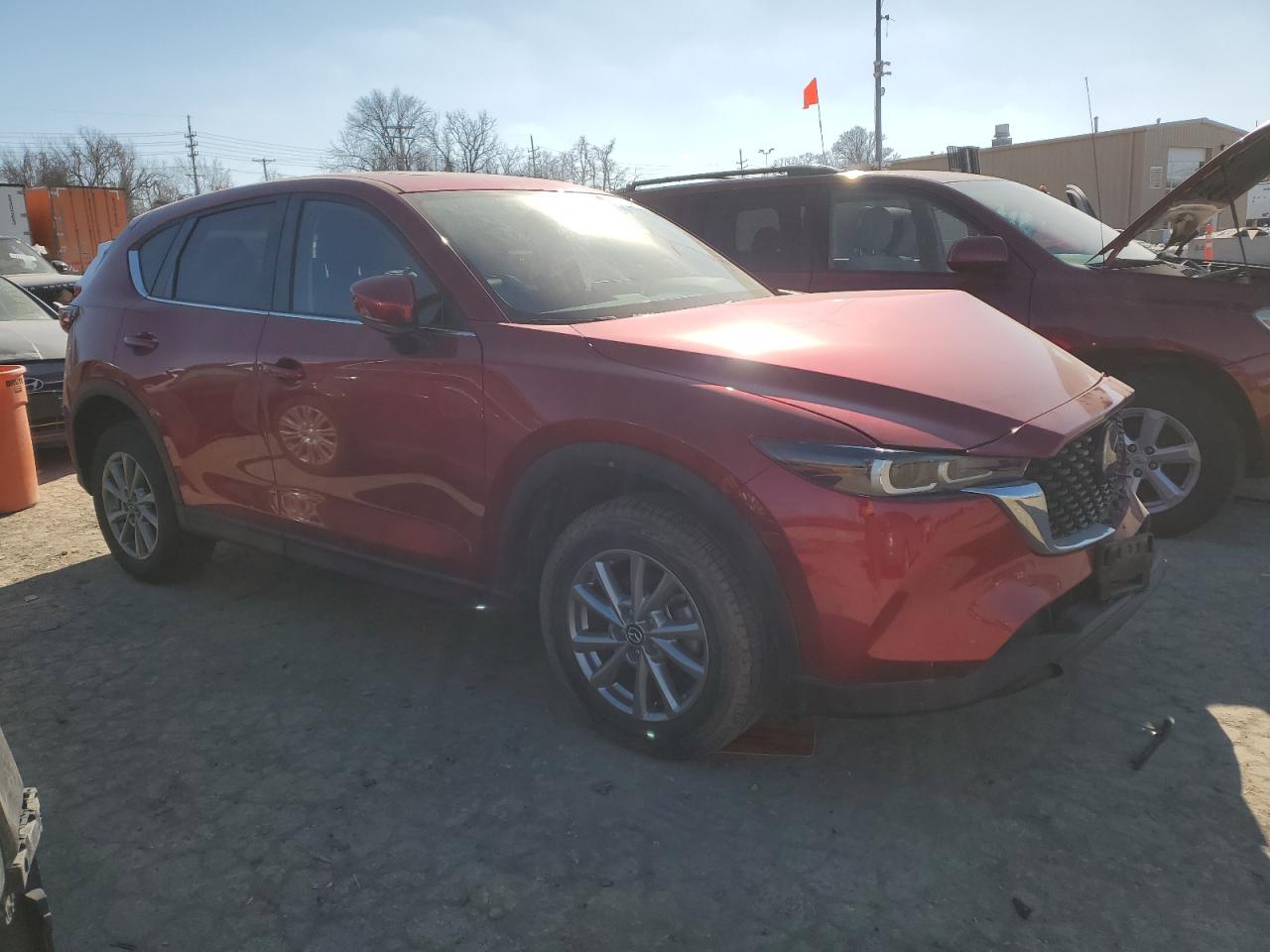 2023 Mazda CX-5 VIN JM3KFBCM9P0126344 Copart auction photo, front end damage thumbnail 4