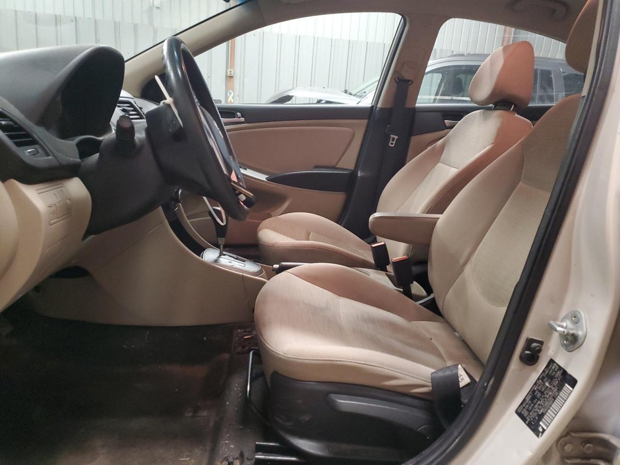 2016 Hyundai Accent VIN KMHCT4AE2GU003891 Copart auction photo, front end damage thumbnail 7