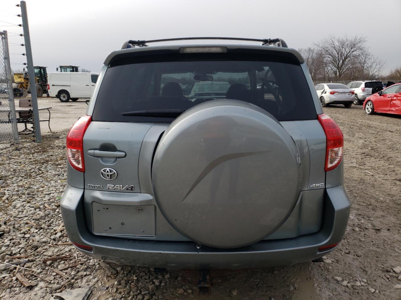2008 Toyota RAV 4 VIN JTMBD31V186087859 Copart auction photo, side / front end damage thumbnail 6