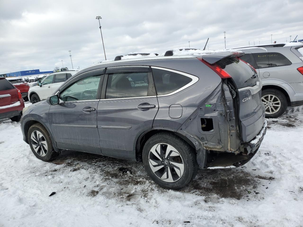 2016 Honda CR-V VIN 5J6RM4H9XGL011726 Copart auction photo, rear end damage thumbnail 2