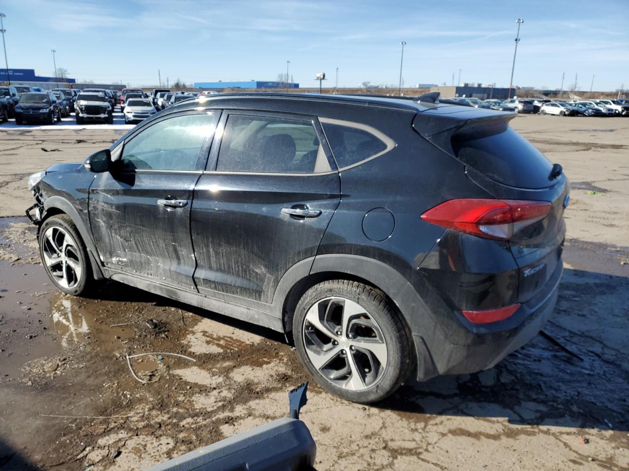 2016 Hyundai Tucson VIN KM8J3CA26GU078682 Copart auction photo, front end damage thumbnail 2