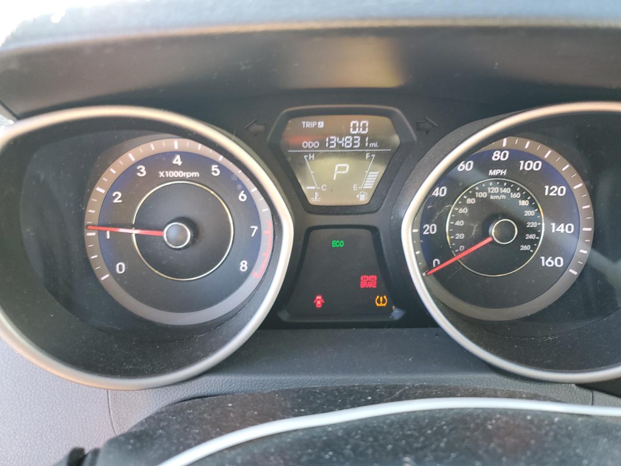 2013 Hyundai Elantra VIN KMHDH4AEXDU513231 Copart auction photo, front end / minor dent/scratches damage thumbnail 9
