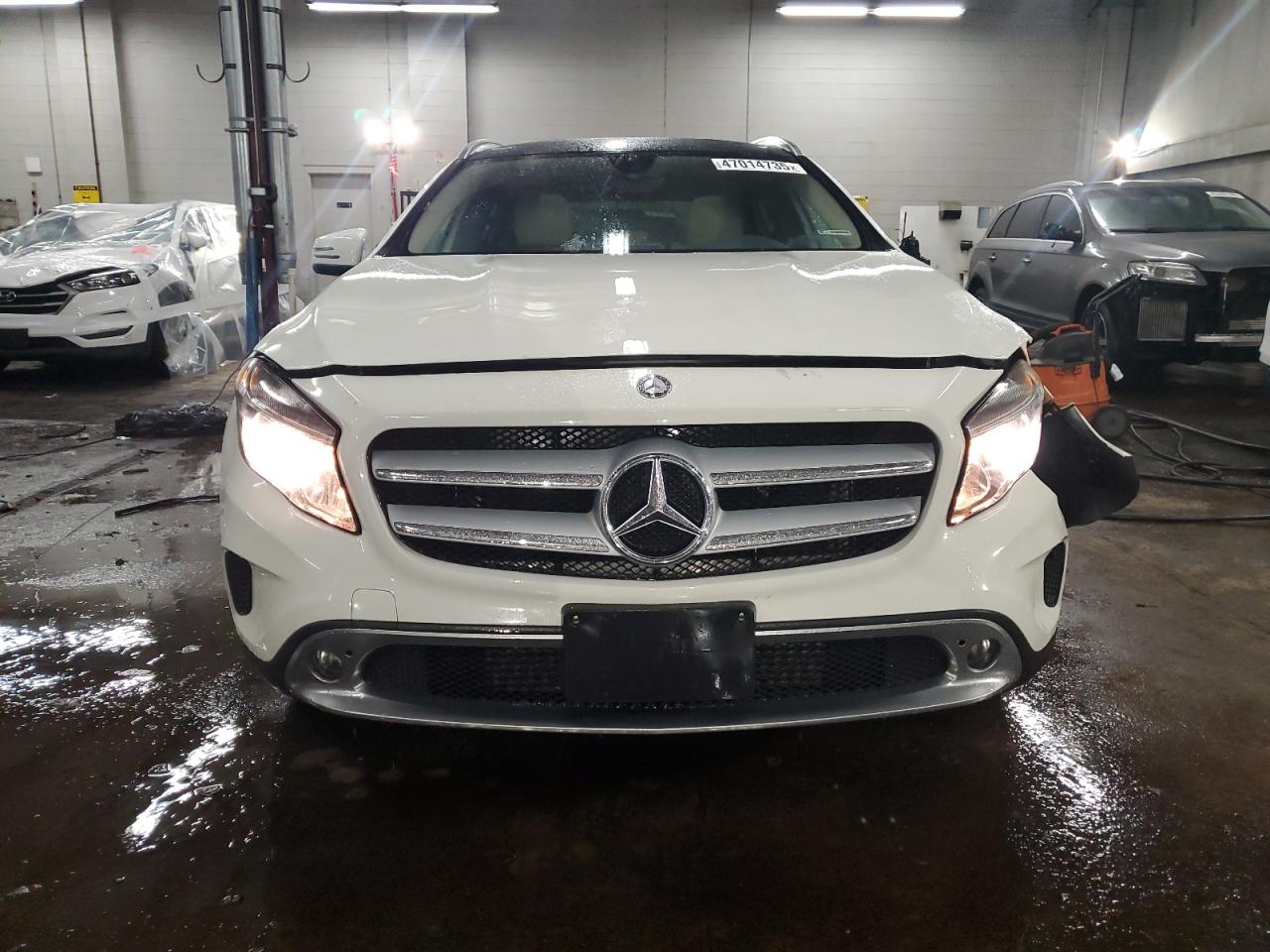 2015 Mercedes-Benz GLA-klasse VIN WDCTG4EB0FJ133283 Copart auction photo, front end / side damage thumbnail 5