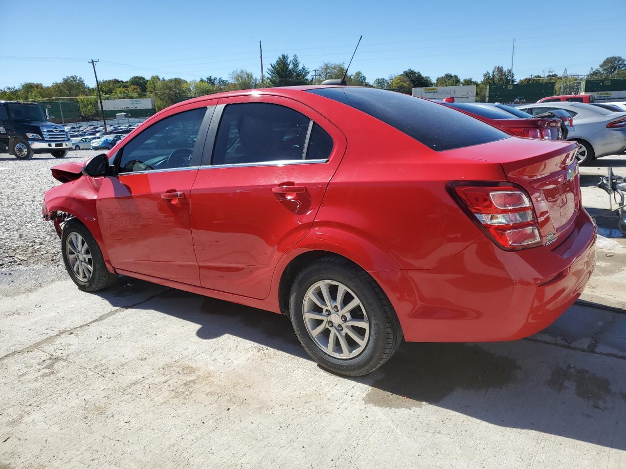 2019 Chevrolet Sonic VIN 1G1JD5SBXK4136869 Copart auction photo, front end damage thumbnail 2