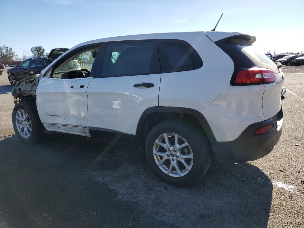2017 Jeep Grand Cherokee VIN 1C4PJLAB9HW663234 Copart auction photo, front end / side damage thumbnail 2