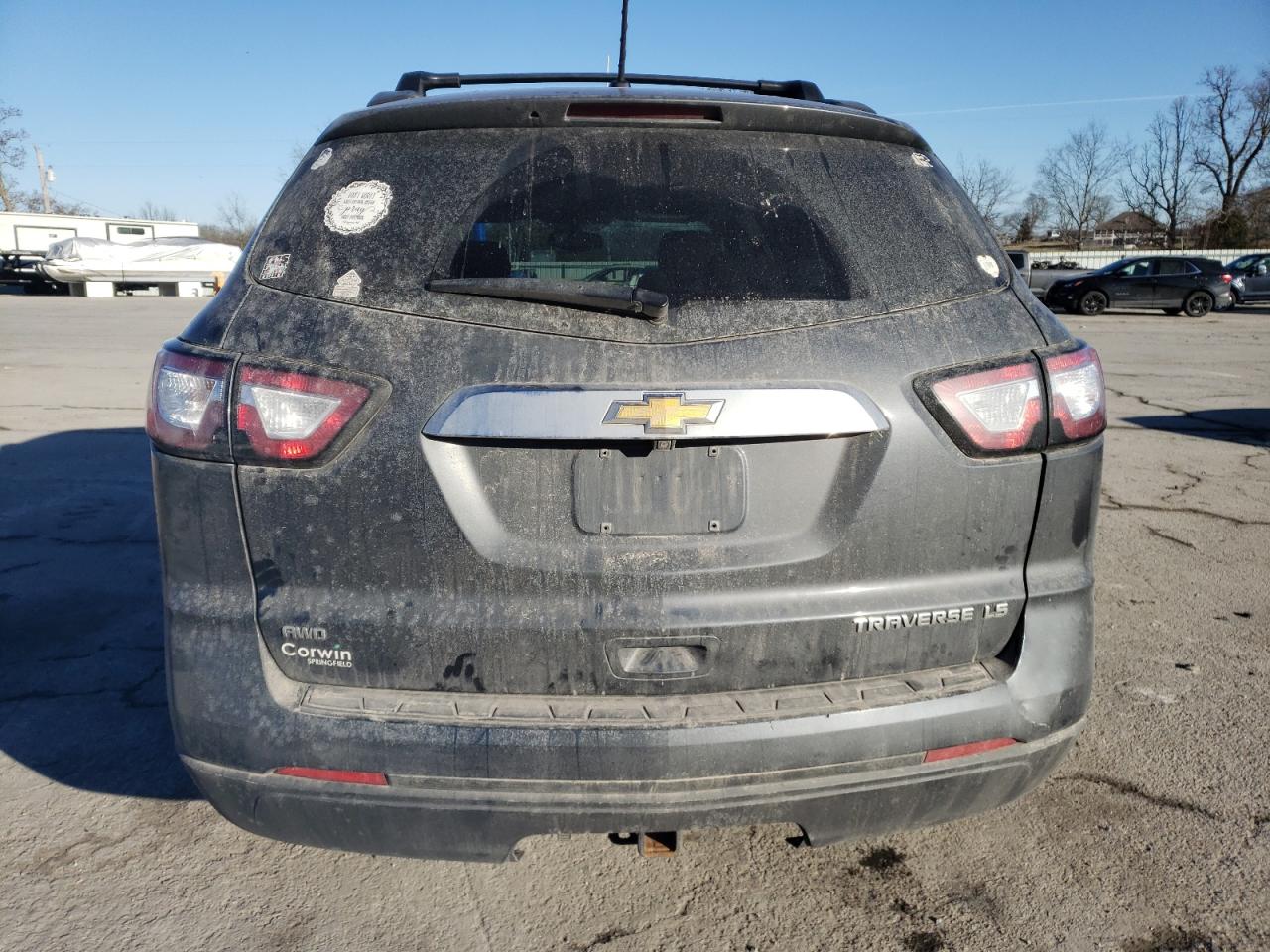 2014 Chevrolet Traverse VIN 1GNKVFKD4EJ289860 Copart auction photo, front end / hail damage thumbnail 6