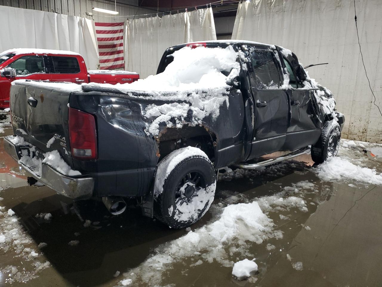 2004 Dodge RAM VIN 3D7KU28C24G270393 Copart auction photo, front end damage thumbnail 3