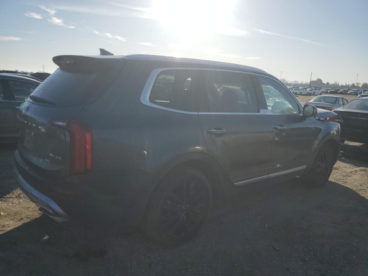 2021 KIA Telluride VIN 5XYP5DHC4MG105856 Copart auction photo, front end damage thumbnail 3
