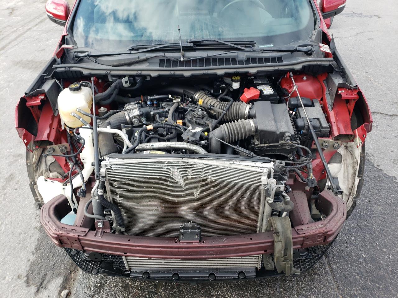 2021 Ford Edge VIN 2FMPK4APXMBA34202 Copart auction photo, front end damage thumbnail 12