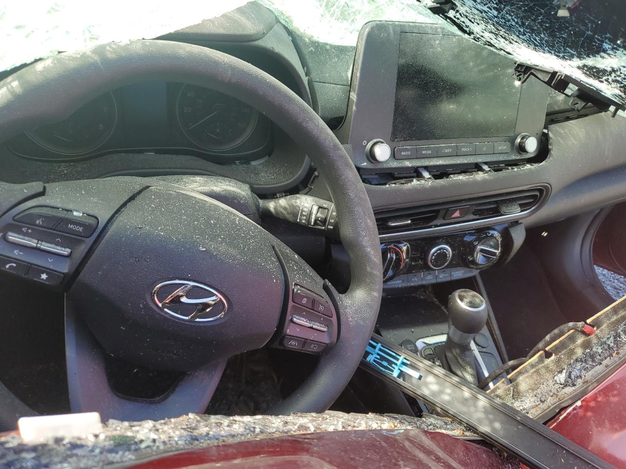 2023 Hyundai Kona VIN KM8K22AB7PU026737 Copart auction photo, all over / top/roof damage thumbnail 8
