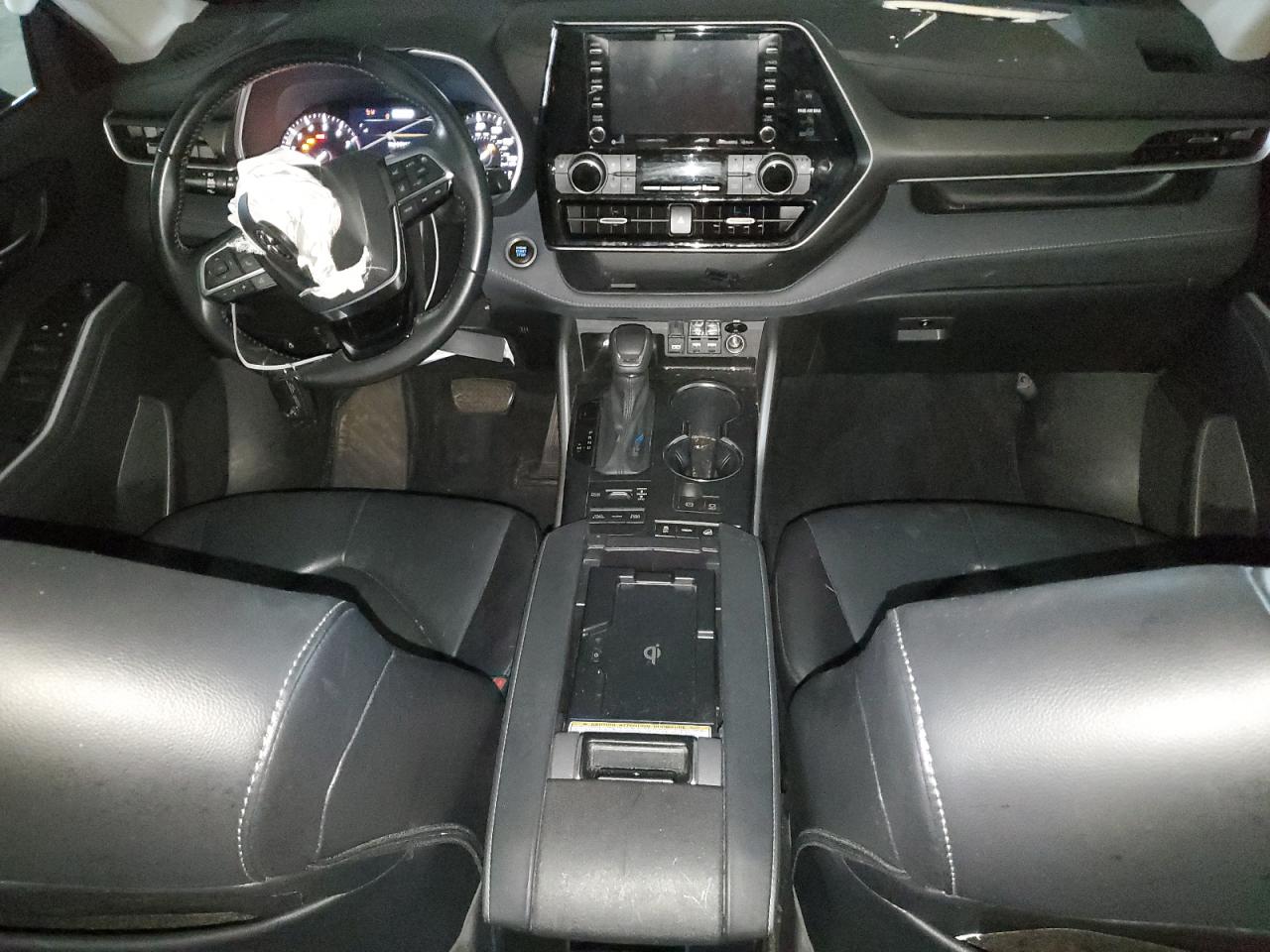 2021 Toyota Highlander VIN 5TDHZRBH8MS155740 Copart auction photo, front end / mechanical damage thumbnail 8
