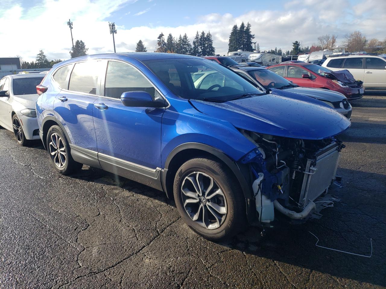 2021 Honda CR-V VIN 7FARW2H55ME008480 Copart auction photo, front end damage thumbnail 4