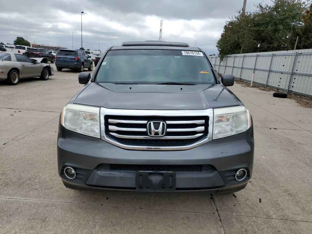 2012 Honda Pilot VIN 5FNYF3H59CB019204 Copart auction photo, rear end / minor dent/scratches damage thumbnail 5