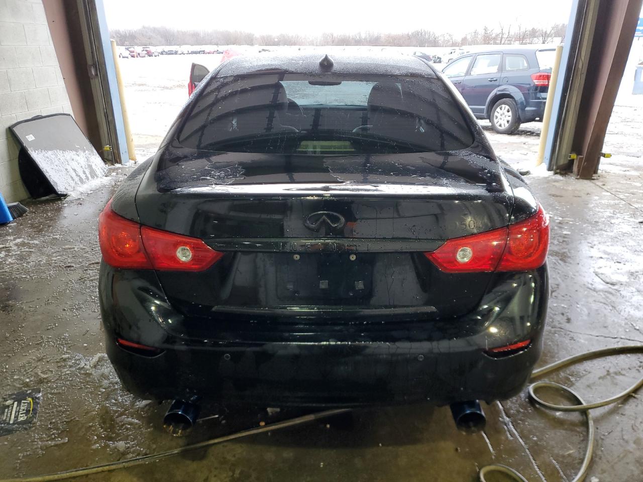 2015 Infiniti Q50 VIN JN1BV7AR1FM402114 Copart auction photo, front end damage thumbnail 6