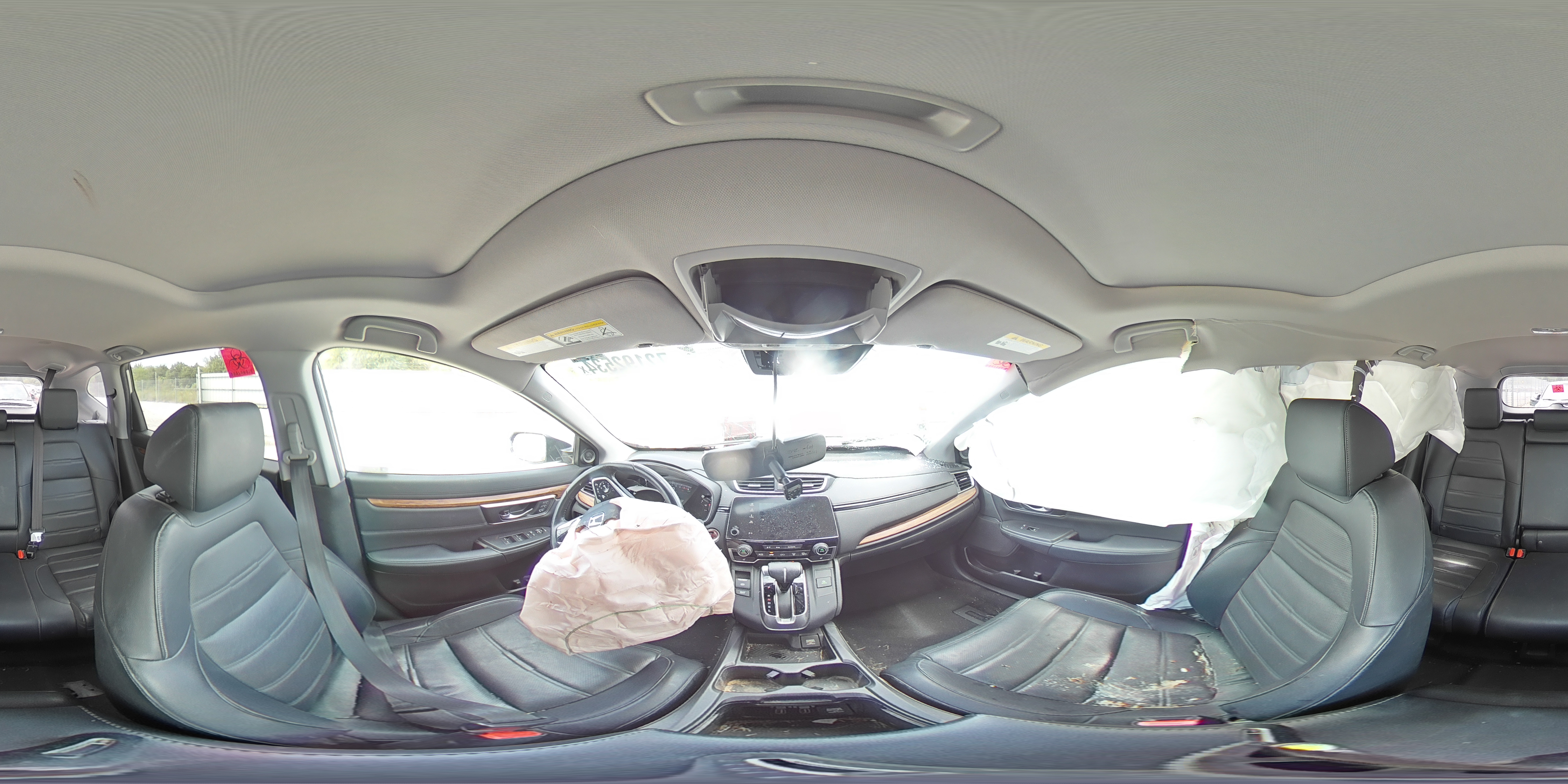 2019 Honda CR-V VIN JHLRW2H84KX017859 Copart auction photo, front end / top/roof damage thumbnail 13