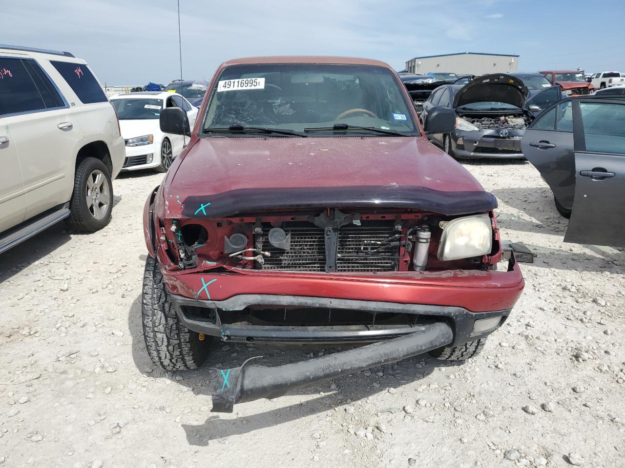 2002 Toyota Tacoma VIN 5TESM92N32Z887963 Copart auction photo, front end damage thumbnail 5