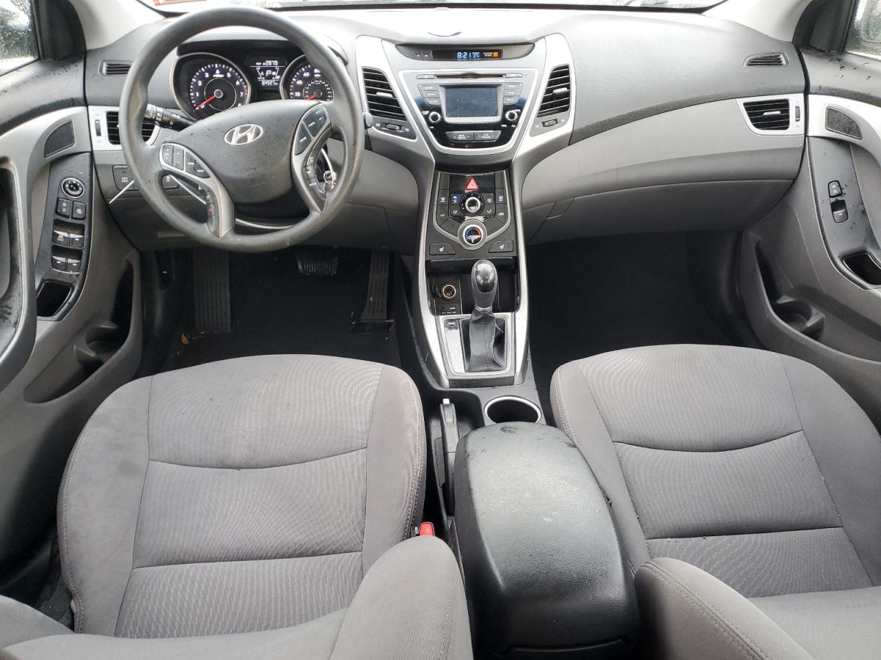 2014 Hyundai Elantra VIN 5NPDH4AE3EH476149 Copart auction photo, side / front end damage thumbnail 8