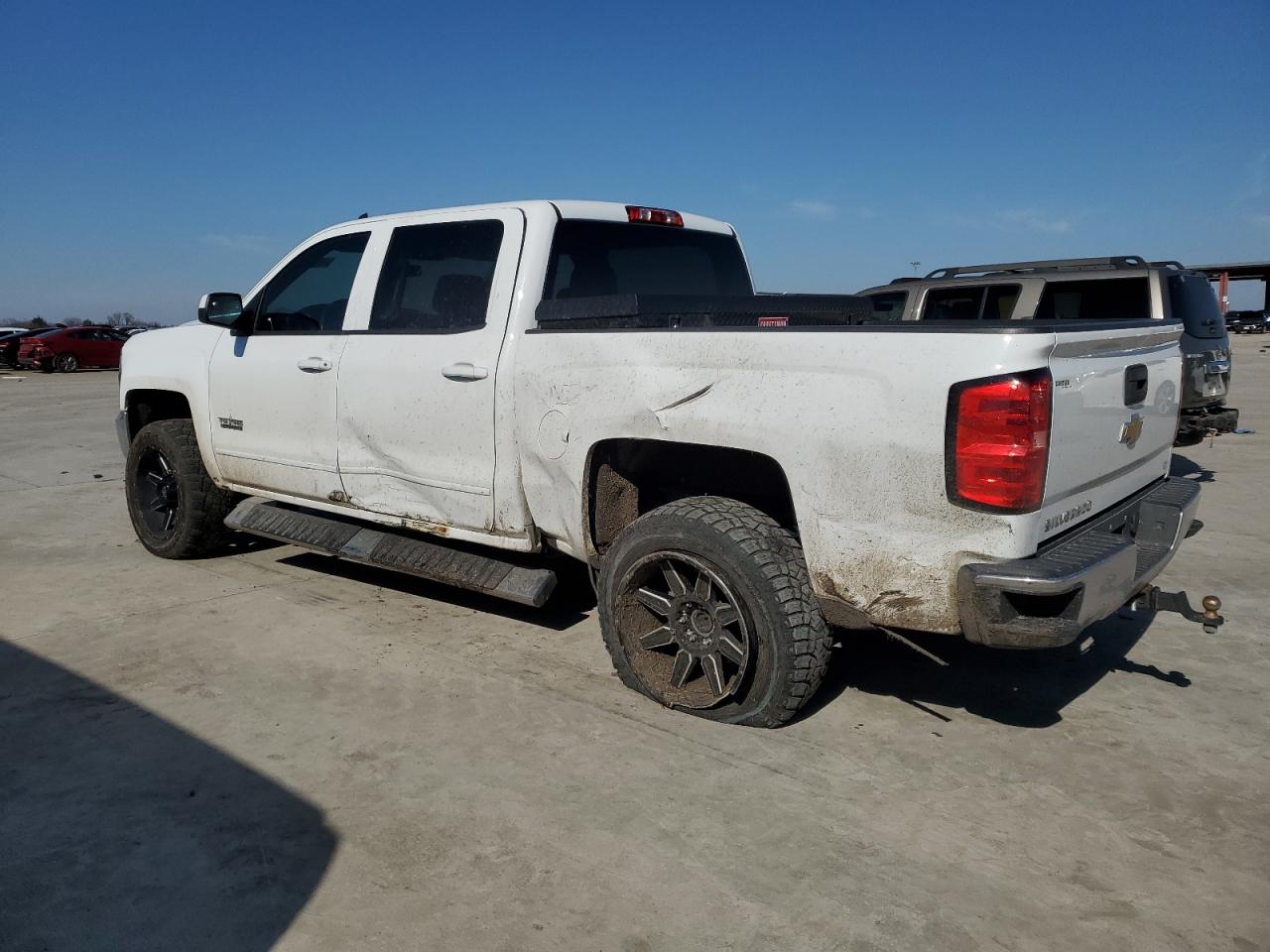 2018 Chevrolet Silverado VIN 3GCPCREC8JG457116 Copart auction photo, side / hail damage thumbnail 2