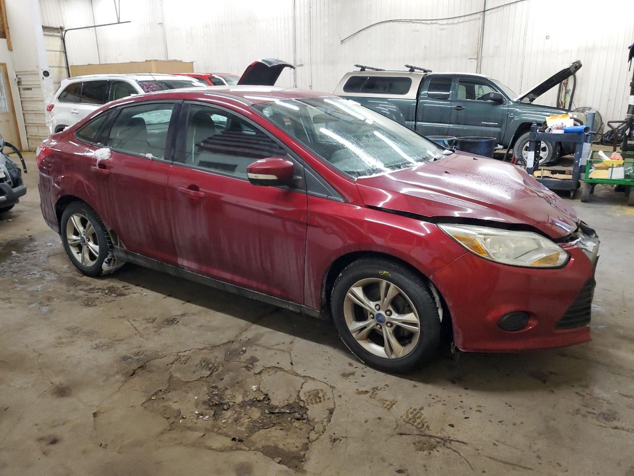 2013 Ford Focus VIN 1FADP3F26DL263904 Copart auction photo, front end damage thumbnail 4