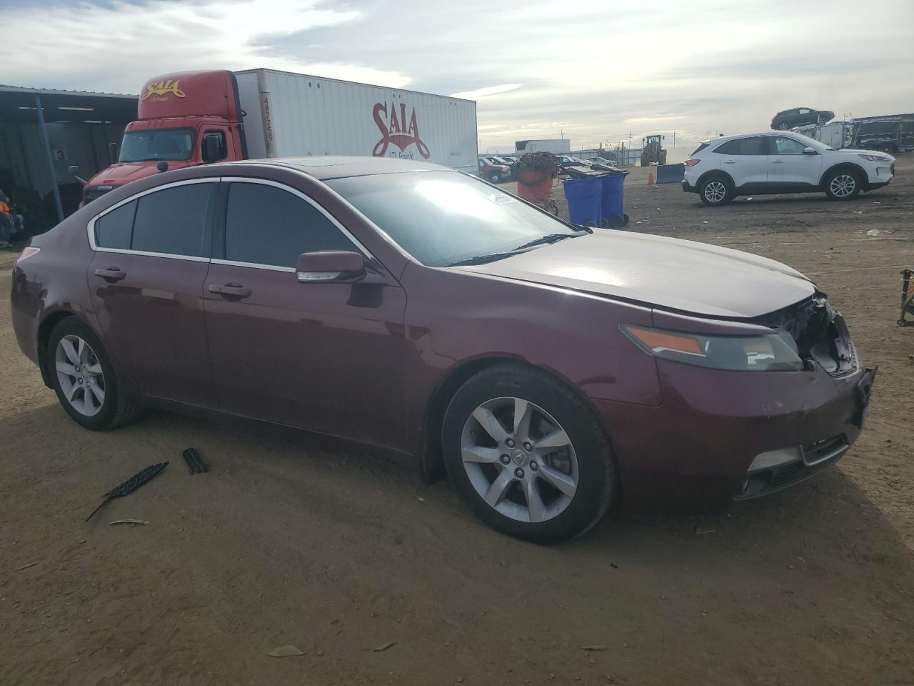 2014 Acura TL VIN 19UUA8F52EA003596 Copart auction photo, front end damage thumbnail 4