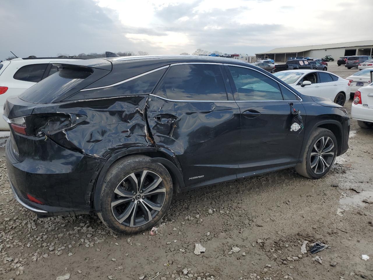 2021 Lexus RX VIN 2T2HGMDA0MC063079 Copart auction photo, side damage thumbnail 3