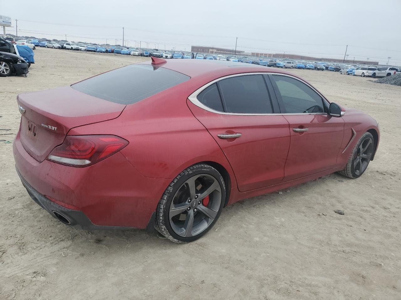 2019 Genesis G70 VIN KMTG34LE2KU017271 Copart auction photo, front end damage thumbnail 3