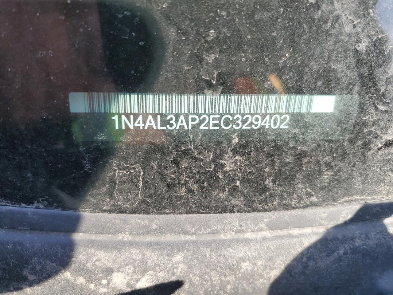2014 Nissan Altima VIN 1N4AL3AP2EC329402 Copart auction photo, front end damage thumbnail 12