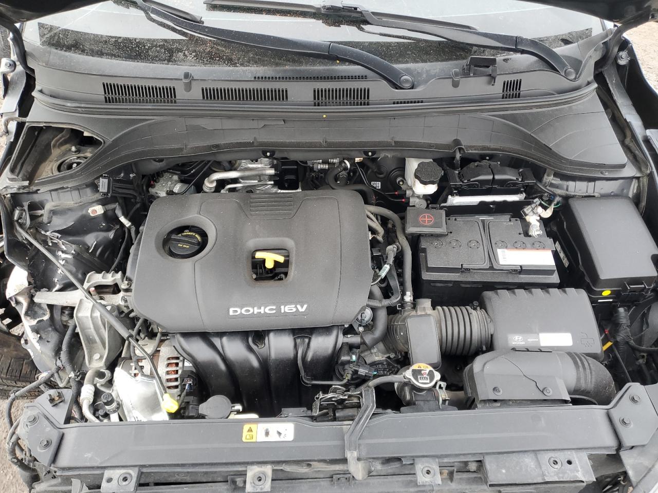2019 Hyundai Kona VIN KM8K2CAA5KU251194 Copart auction photo, front end / side damage thumbnail 13