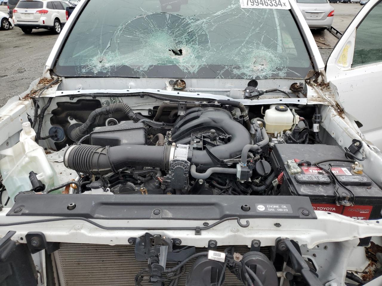 2019 Toyota Tacoma VIN 5TFCZ5ANXKX177661 Copart auction photo, front end damage thumbnail 11