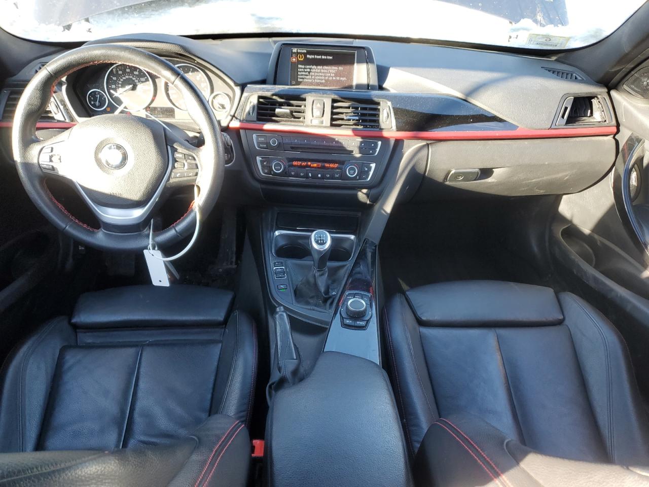 2014 BMW 3er VIN WBA3B9C5XEJ466102 Copart auction photo, front end / undercarriage damage thumbnail 8