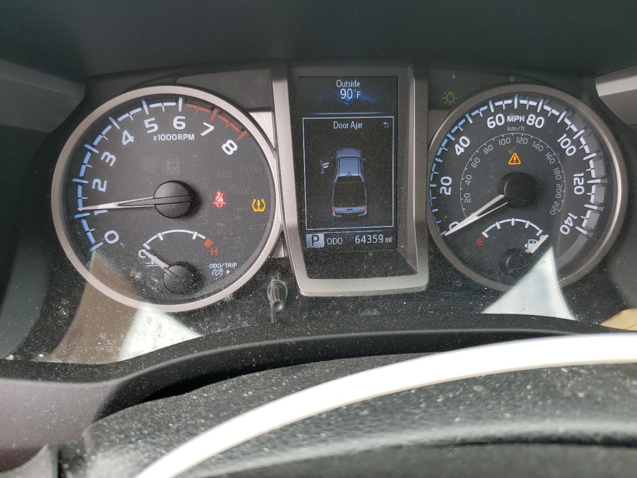 2019 Toyota Tacoma VIN 3TMAZ5CN8KM109398 Copart auction photo, side / undercarriage damage thumbnail 9