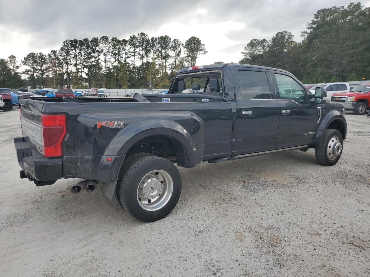 2021 Ford F450 VIN 1FT8W4DT3MEC82446 Copart auction photo, all over damage thumbnail 3
