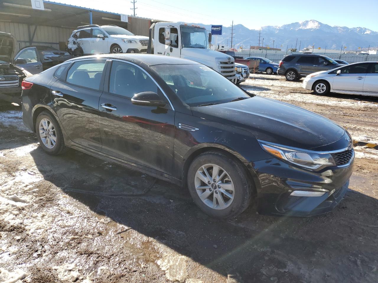2019 KIA Optima VIN 5XXGT4L35KG276713 Copart auction photo, front end damage thumbnail 4