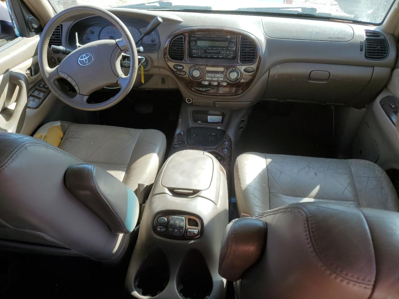 2003 Toyota Sequoia VIN 5TDZT38A33S182677 Copart auction photo, side damage thumbnail 8
