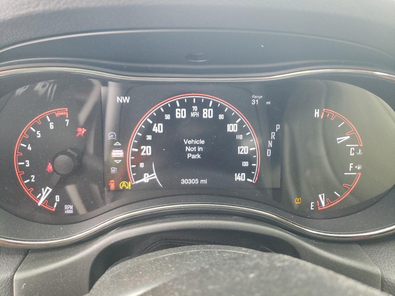 2020 Dodge Durango VIN 1C4RDJDG6LC352107 Copart auction photo, front end / side damage thumbnail 9