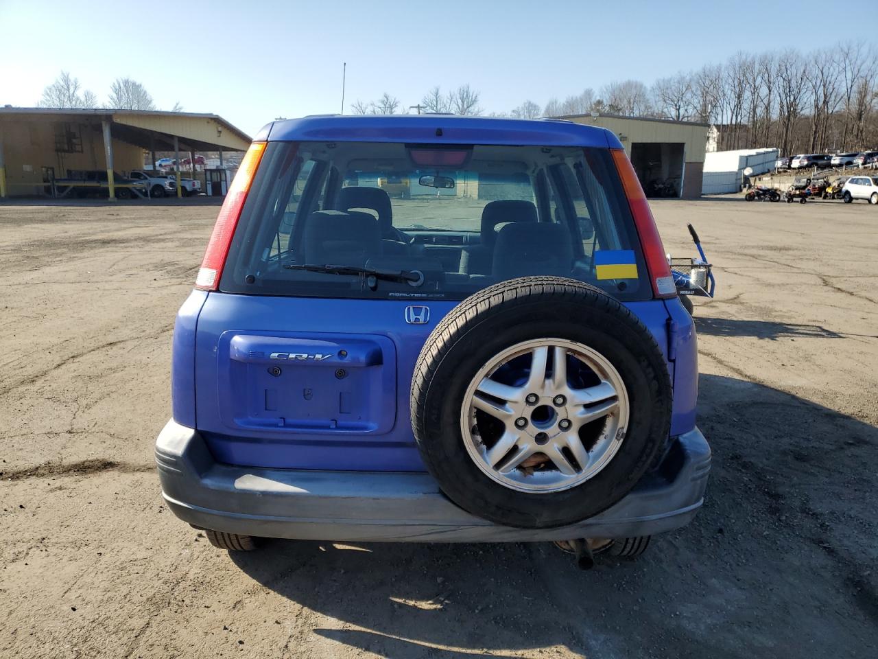 2001 Honda CR-V VIN JHLRD18611C041184 Copart auction photo, top/roof damage thumbnail 6
